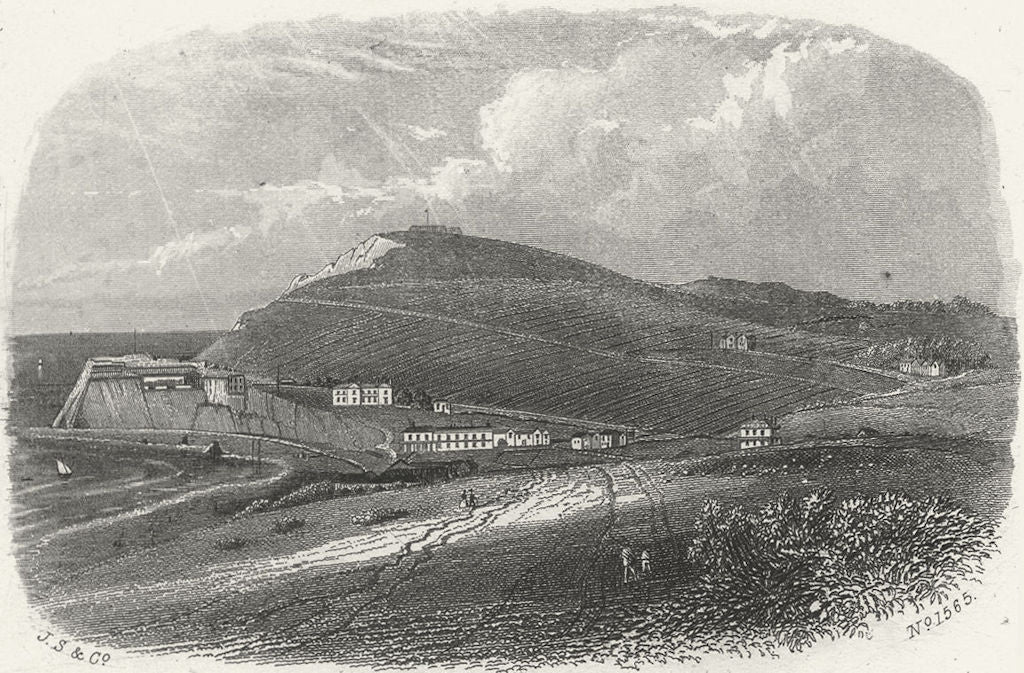 ISLE OF WIGHT. Freshwater Gate. IOW c1850 old antique vintage print picture